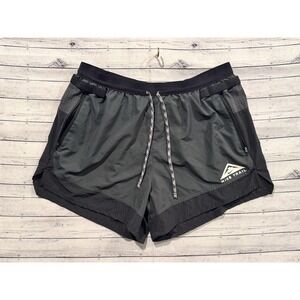 Nike Trail Second Sunrise Running Short Sz XL Zip Pocket 5" Inseam Brief Lined